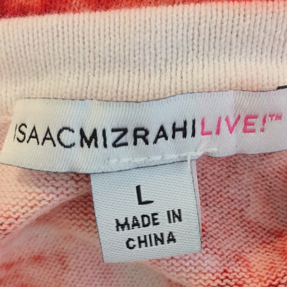 Isaac Mizrahi Button Front Light Weight Sweater - Picture 7 of 8